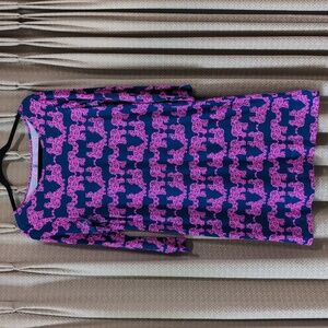 Women's Size Medium Lilly Pulitzer Marlowe Dress In “Pack Your Trunk” Print